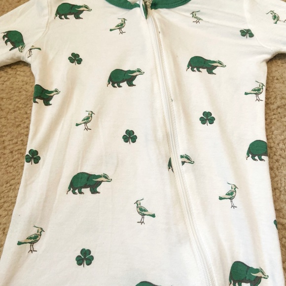 Kyte Baby Bamboo Romper Pajamas - Irish - Picture 3 of 11